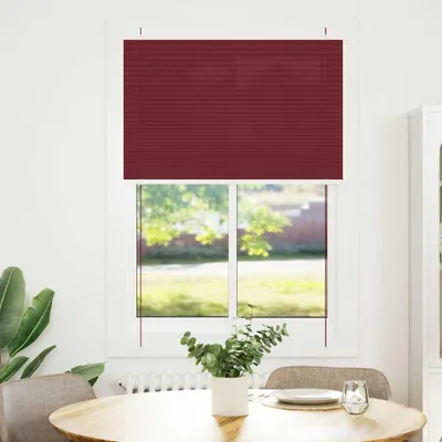 Produktbild von vidaXL Plissee Bordeauxrot 95x150 cm Stoffbreite 94,4 cm Polyester