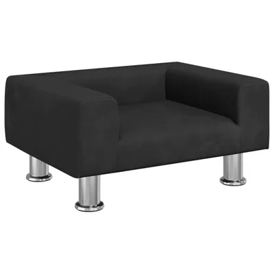 Produktbild von Kindersofa Schwarz 50x40x26,5 cm Samt