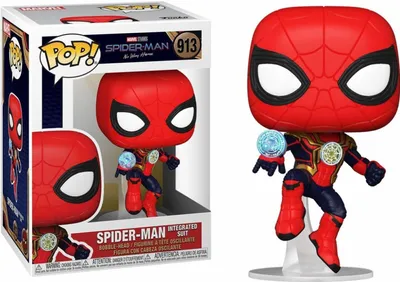 Obrázok produktu pre Spider-Man: No Way Home POP! Vinyl Figur Spider-Man (integrovaný oblek) 9 cm
