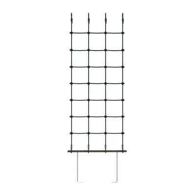 Produktbild von Jeflex Kletternetz 210x78cm schwarz