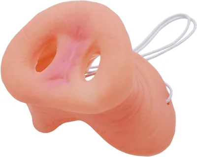 Productafbeelding van Varkensneus Cosplay - Nep Neus - Feest Accessoire - Realistisch Latex - 6 x 5 x 5 cm - Beige