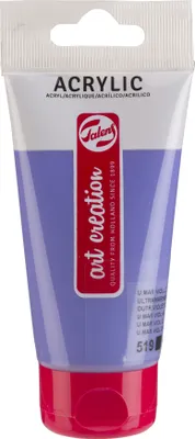 Productafbeelding van TALENS Art Creation - Acrylverf TAC 519 Ultramarijn Violet Licht, 75 ml | Tube, 75 milliliter