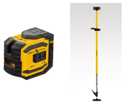 Produktbild von STABILA Kreuzlinien-Lot-Laser LAX 300 Set 5-tlg.