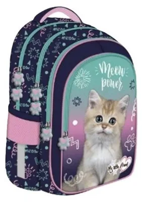 Obrázok produktu pre Školský batoh s 4 priehradkami Kitty Party 16 palcov