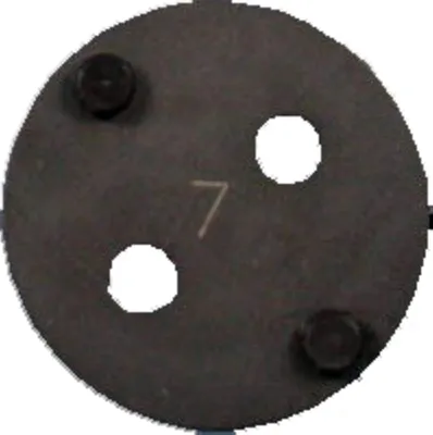 Image de Plaque d'adaptation 7 pour outil de réinitialisation du piston de frein pour Opel
