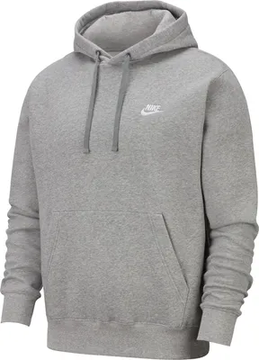 Immagine prodotto di Nike - Felpa con cappuccio in pile NSW Club - Grigio con cappuccio
