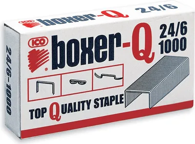 Produktbild von Spony do sešívačky Boxer-Q, 24/6, 1 000 ks