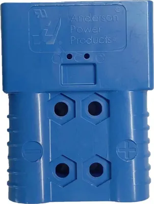 Produktbild von Anderson Flachstecker SBE 160A blau, Stecker inkl. 2 Hauptkontakte, 48 V, 50mm² (oder ähnlich Anderson)