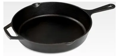 Produktbild von Gusseisenpfanne - 30 cm Eingebrannte Pfanne für Induktion