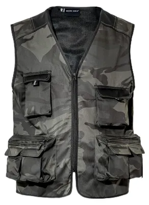 Obrázek produktu pro Multifunkční outdoorová vesta - Univerzální kamufláž - Letní