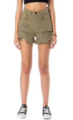 Produktbild von Red Bridge Damen Shorts Kurze Hose Hot-Pants Frayed
