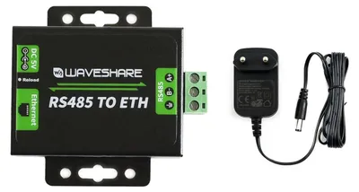 Productafbeelding van Waveshare RS485-naar-Ethernet converter, M0-serie, met 32-bits ARM-processor, 1 stuk