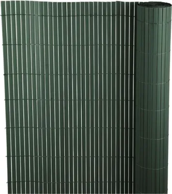 Produktbild von FI-CHI – Premium Sichtschutzmatte | Zaun | Sichtschutz | PVC- Sichtschutzmatte | Gartensichtschutz für Garten und Balkon aus Weide | Höhe 1 m | Länge 3 m | HxL: 1x3 m | 1300g / m2 | Grün