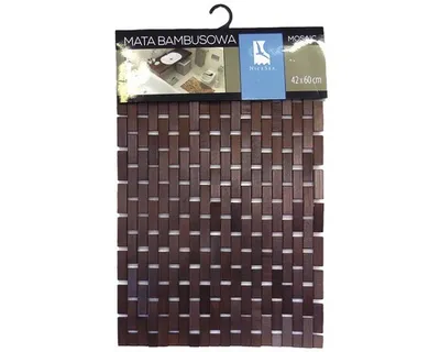 Image de Tapis de salle de bain en bambou 42 x 60 cm