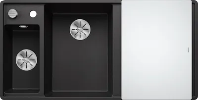 Zdjęcie produktu dla BLANCO AXIA III 6 S-F SILGRANIT czarny