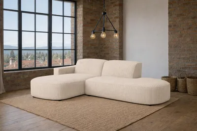 Produktbild von Kaiser Möbel Ecksofa Cursal Atelier, Stoff Poso, Beige, Links