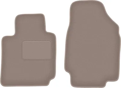 Obrázok produktu pre Velúrové koberčeky do auta pre Nissan Micra K12 CC Cabrio (2003-2010) - béžové LUX predné koberčeky (2 kusy)