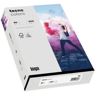 Produktbild von Multifunktionspapier tecno colors A3 80 g/qm VE=500 Blatt hellgrau