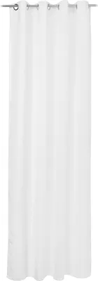 Produktbild von Ösenschal - Weiß - Polyester - 140 x 245 cm - mit Lochstickerei