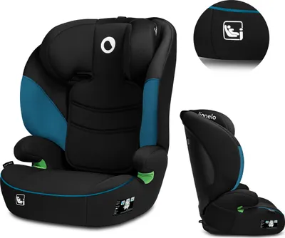 Produktbild von Lionelo Lars I-Size dětská autosedačka od 3 let do 12 let, od 12 kg do 36 kg, i-Size, 12-36 kg, 100-150 cm, paměťová pěna - tyrkysová