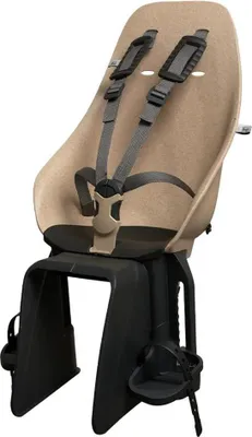 Produktbild von Urban Iki Ta-ke Fahrrad-Rücksitz - Gepäckträgermontage - Oishi Beige / Bincho Black | Urban Iki
