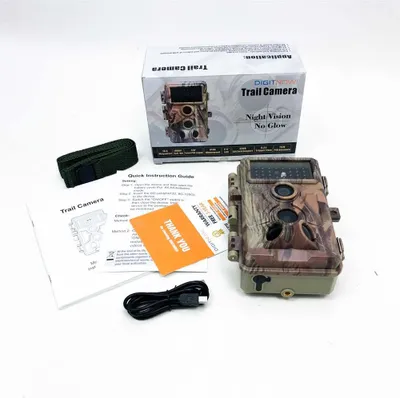 Immagine prodotto di DIGITNOW! Telecamera da gioco 16MP 1080P HD impermeabile, telecamera da caccia con 40 pezzi IR LED visione notturna a infrarossi fino a 65 piedi/20 m, telecamera di sorveglianza 120° rilevamento grandangolare