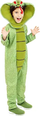 Produktbild von Funidelia  Schlangen Kostüm für Jungen und Mädchen Tiere - Kostüme für Kinder & Verkleidung für Partys, Karneval & Halloween - Größe 10-12 Jahre - Grün