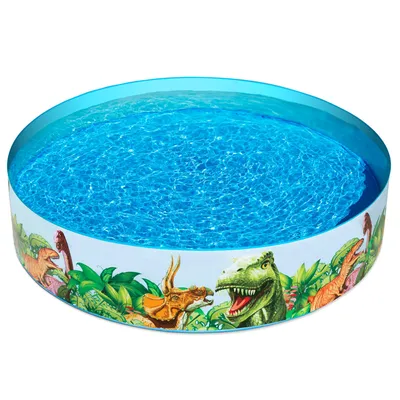 Produktbild von Bestway Fill 'N Fun Fixbecken "Dinosaurous", 183x38 cm - rund - 749 l; 55022