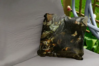 Produktbild von MuchoWow® Outdoor Kissen - Tiere und Pflanzen - Melchior d'Hondecoeter - 45x45 cm - Wetterfest - Lounge Kissen - Fotokissen - Dekoratives Kissen