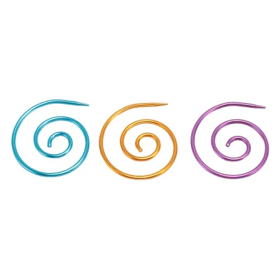 Image de Aiguille à tricoter pour câbles en spirale,Aiguille à tricoter pour câbles en métal,Aiguille à tricoter pour châles,Aiguille à tricoter pour câbles ronds,Outil à tricoter pour câbles en spirale,Aiguille à tricoter pour câbles circulaires