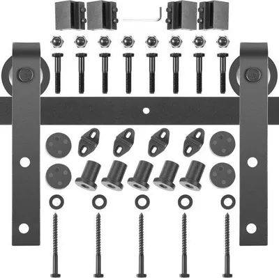 Produktbild von Famanu Schiebetür-Set 150 kg Tragkraft - 183 cm für Holztüren
