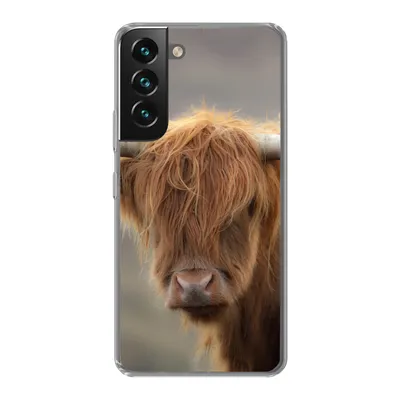 Produktbild von MuchoWow® Handyhülle Schutzhülle Hülle für Samsung Galaxy S22 Plus Schottischer Highlander - Hörner - Haare Silikon Softcase Handy Hülle - Schutzabdeckung