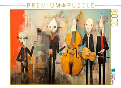 Produktbild von CALVENDO Puzzle Straßenkünstler | 2000 Teile Lege-Größe 90x67cm Foto-Puzzle für glückliche Stunden