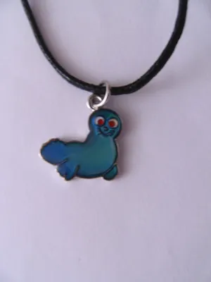 Produktbild von Stimmungskette Seehund, Robbe Kette Anhänger Modeschmuck Ketten Geschenke Schmuck