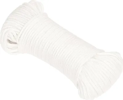 Zdjęcie produktu dla vidaXL Bootsseil Weiß 4 mm 50 m Polipropylen