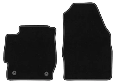 Immagine prodotto di Tappetini anteriori in moquette per Ford Ka+ 2014- (hatchback) – 2 pezzi, neri, su misura – Wielganizator BASIC
