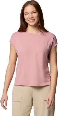 Produktbild von COLUMBIA Boundless Trek™ Short Sleeve Tee - Eraser Pink