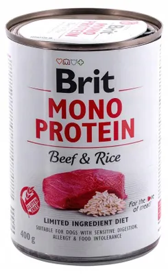 Immagine prodotto di BRIT Mono Protein Beef & Rice - cibo umido per cani - 400g
