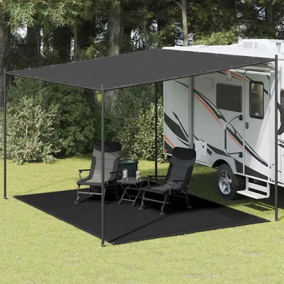 Zdjęcie produktu dla vidaXL Dywan namiotowy 300x400 cm czarny