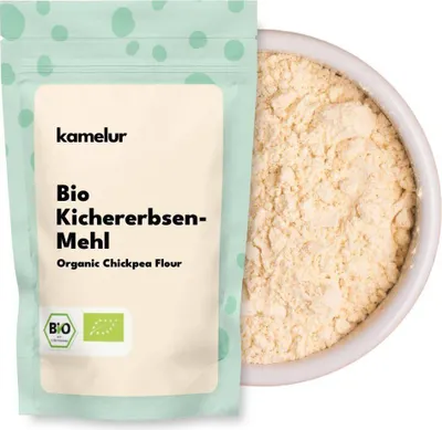Produktbild von Kamelur® Bio Kichererbsenmehl 1 kg
