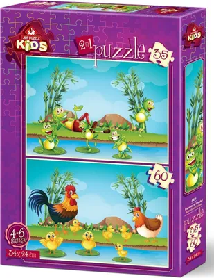 Immagine prodotto di ART PUZZLE Puzzle Animali con cuccioli 35+60 pezzi