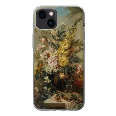 Produktbild von MuchoWow® Handyhülle Schutzhülle Hülle für iPhone 13 mini Große Vase mit Blumen - Alte Meister - Malerei Silikon Softcase Handy Hülle - Softcase