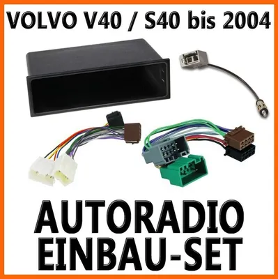Produktbild von Volvo S40 + V40 bis 2004 Unviersal DIN Autoradio Einbauset