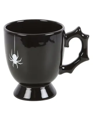 Produktbild von Schwarze Teetasse mit Spinne als Lieblingstasse 11 cm
