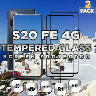 Produktbild von 2-Stück Samsung Galaxy S20 FE 4G– gehärtetes Glas 9H – 3D-Displayschutz in Superqualität