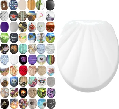 Obrázok produktu pre SANILO® WC sedadlo s mäkkým zatváraním, WC sedadlo, WC sedadlo, WC sedadlo, WC sedadlo, WC sedadlo s mäkkým zatváraním, WC sedadlo priamo od výrobcu