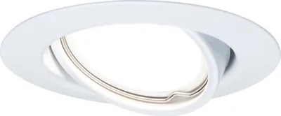 Produktbild von Paulmann Einbauleuchten Set LED schwenkbar 3x4,5W 230V GU10 51mm Weiß matt/Metall
