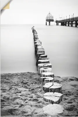 Produktbild von ARTland Wandbild, selbstklebend Ostsee, Zingst, Deutschland Größe: 60x90 cm