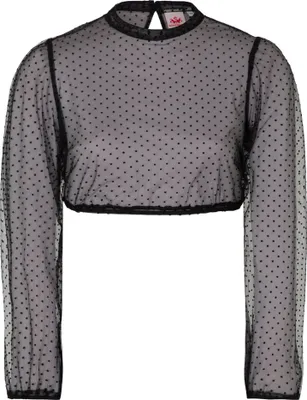 Produktbild von Eduarda Dirndlbluse Trachtenbluse Trachtenmode, Farbe:Schwarz, Größe:44/2XL