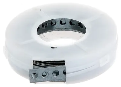 Produktbild von Alberts 334178 Lochband | mit oder ohne Abrollkasette | sendzimirverzinkt | Breite 17 mm | Länge 3 m